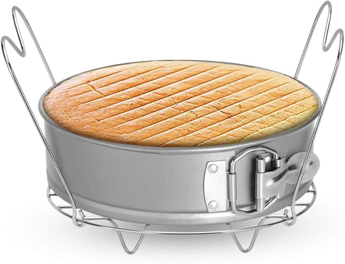 Steamer Rack Trivet with Handles Compatible with Instant Pot Accessories 6 Qt 8 Quart, Pressure Cooker Trivet Wire Steam Rack, Great for Lifting out Whatever Delicious Meats & Veggies You Cook