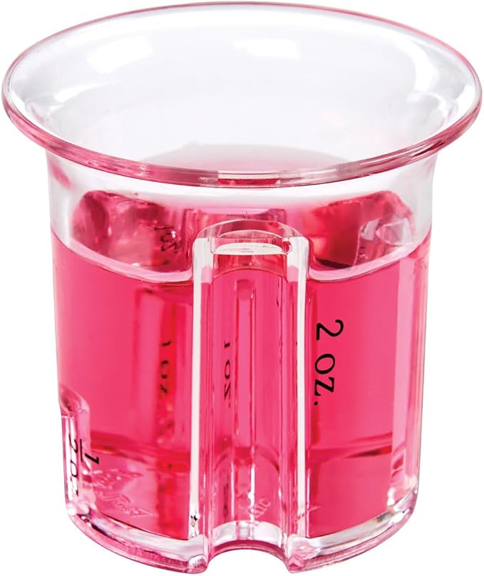 HIC Kitchen E-Z 4-Step Multi Measure Bar Cocktail Jigger, 0.5-Ounce to 2-Ounces, Set of 2