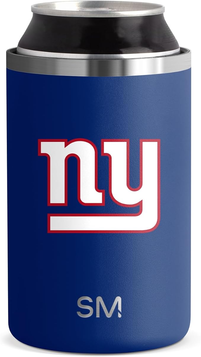 Simple Modern Officially Licensed NFL New York Giants Gifts for Men, Women, Dads, Fathers Day | Insulated Ranger Can Cooler for Standard 12oz Cans - Beer, Seltzer, and Soda