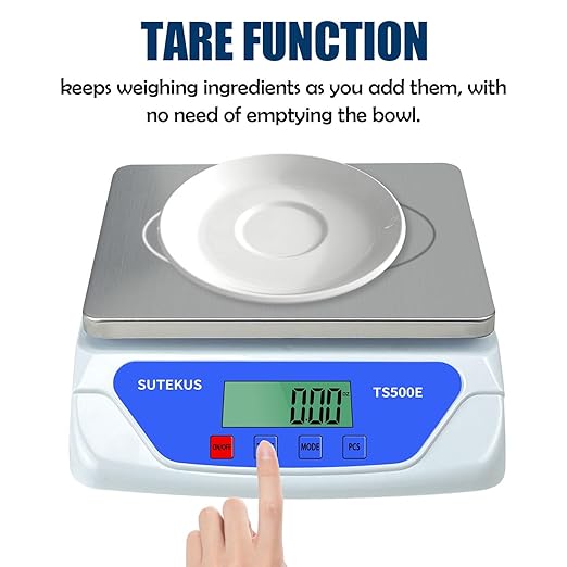 Sutekus Digital Scales 0.04oz to 55lbs - Precise Kitchen Scale for Cooking, Home & Postal