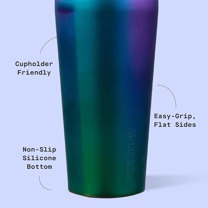 Corkcicle Classic Tumbler - Keeps Drinks Cold for 9 Hours & Hot for 3 - Triple-Insulated Stainless Steel - Holiday Tumbler Gift - 16 oz - Dragonfly