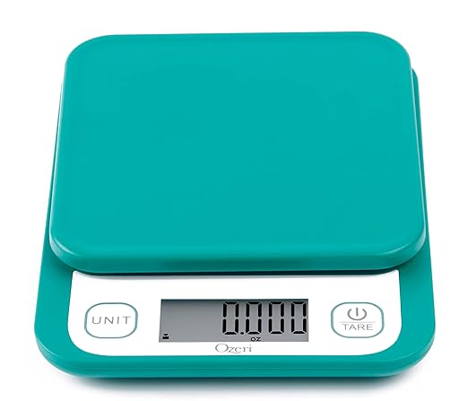 Ozeri Garden and Kitchen Scale II, with 0.1 g (0.005 oz) 420 Variable Graduation Technology