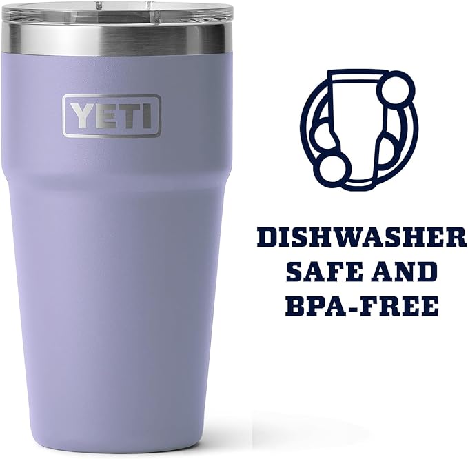 YETI Rambler Stackable Pint, Vacuum Insulated, Stainless Steel with MagSlider Lid