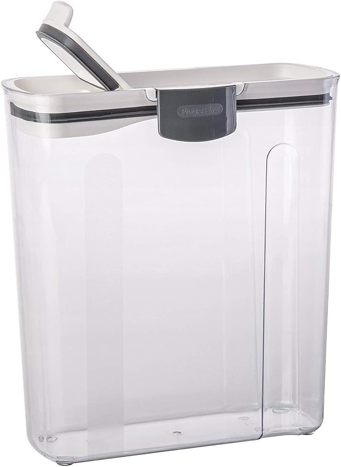 Progressive International ProKeeper Cereal Storage Container, 3-Quart, Airtight Seal, Dishwasher Safe, BPA-Free Plastic (Pack of 6)