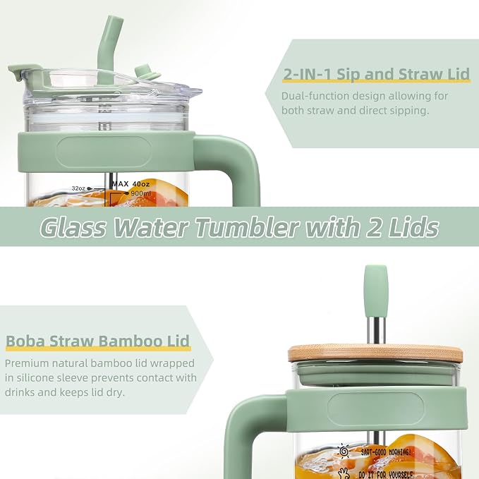 Chunmo 40 oz Glass Tumbler - Image 2