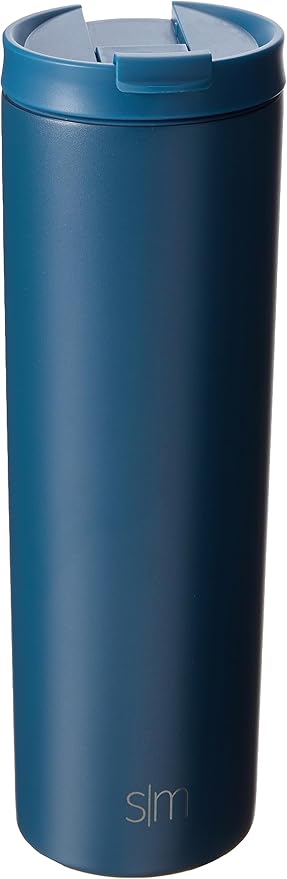 Simple Modern Insulated Tumbler with Lid and Straw | Iced Coffee Cup Reusable Stainless Steel Water Bottle Travel Mug | Gifts for Women Men Her Him | Classic Collection | 24oz | Slumberland