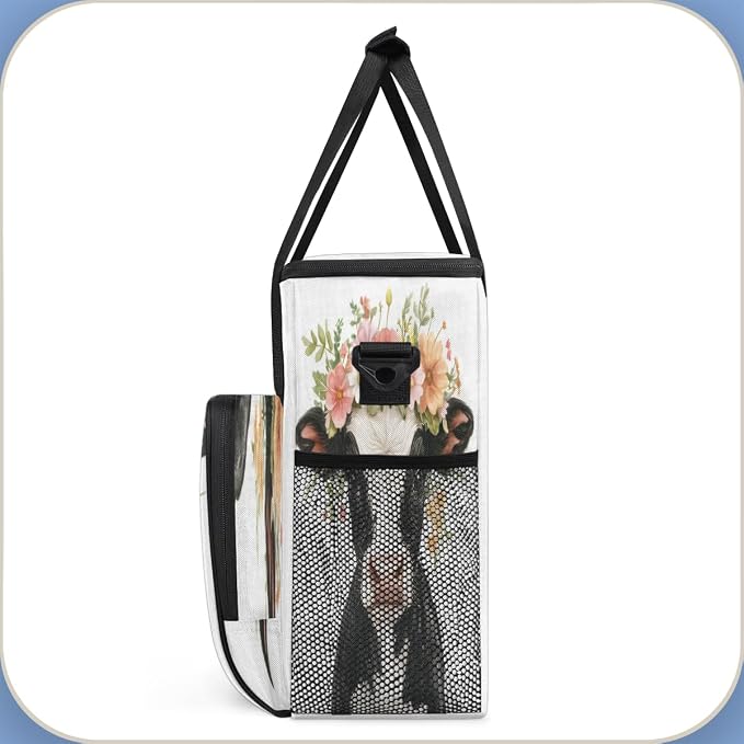Floral Cow Coffee Machine Bag Compatible - Image 4