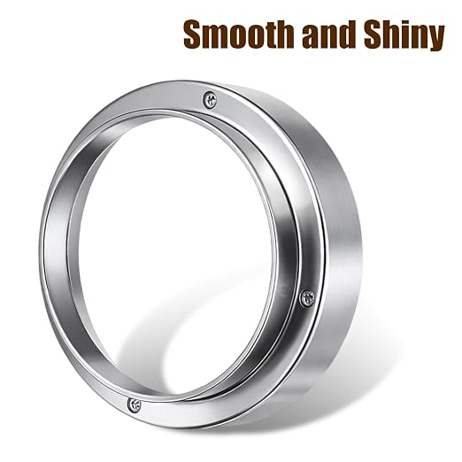 51mm Magnetic Dosing Funnel, Stainless Steel Espresso Dosing Ring - Image 6