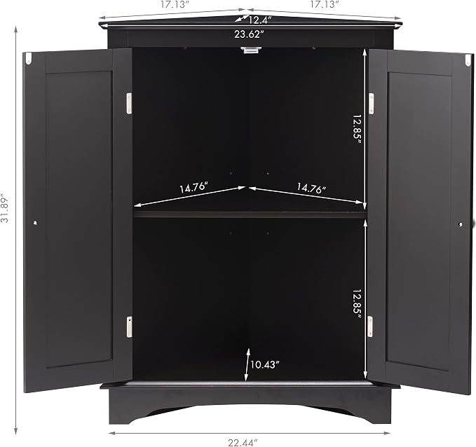 Spirich Floor Corner Cabinet - Image 2