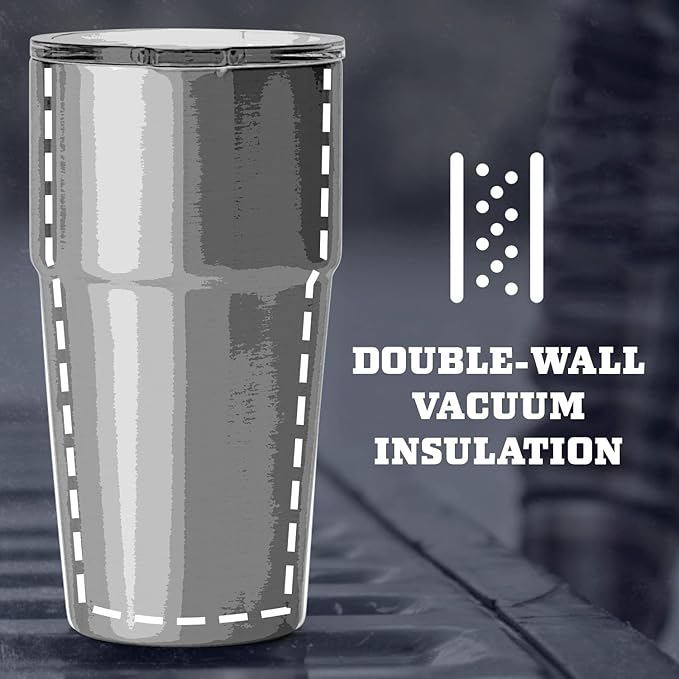 YETI Rambler Stackable Pint, Vacuum Insulated, Stainless Steel with MagSlider Lid