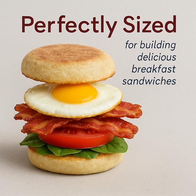 HIC Kitchen Non-Stick Fried and Poached Egg and Pancake Cooking Rings, Round Shaped, PFOA and BPA Free, Set of 4
