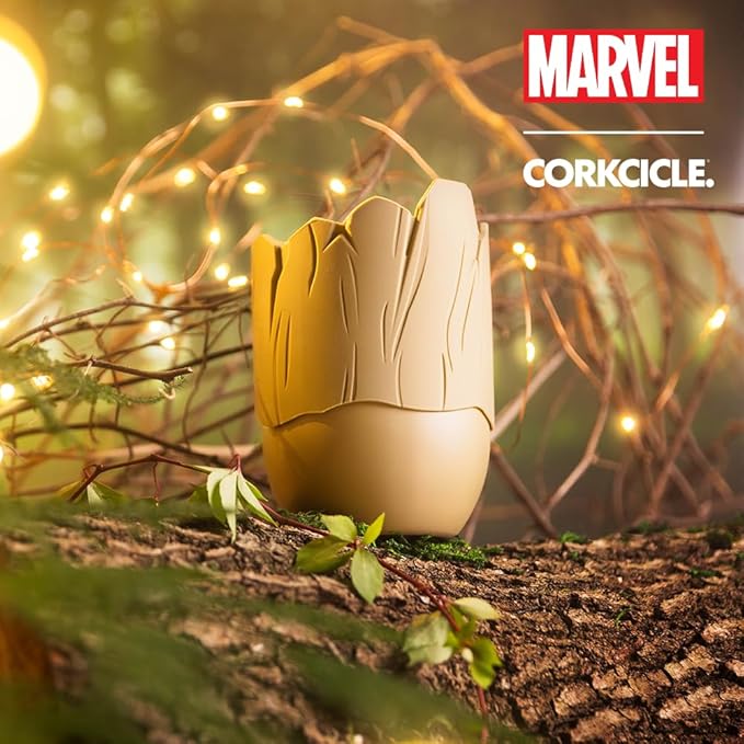 Corkcicle Stemless Insulated Wine Glass Tumbler - Keeps Beverages Cold 6 Hours & Hot 3 Hours - Stainless Steel - Easy-Grip - Summer Drinkware Gift - Keeps Drinks Ice Cold - 12 oz - Groot