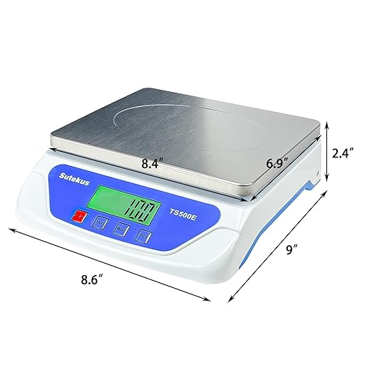 Sutekus Digital Scales 0.04oz to 55lbs - Precise Kitchen Scale for Cooking, Home & Postal