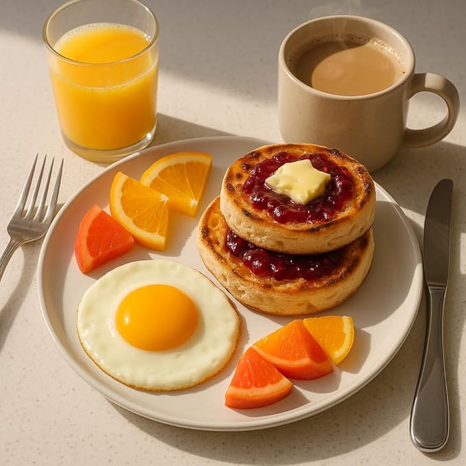 HIC Kitchen Non-Stick Fried and Poached Egg and Pancake Cooking Rings, Round Shaped, PFOA and BPA Free, Set of 2