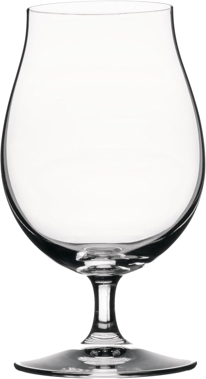 Spiegelau Classic Tulip Beer Glass, European-Made Crystal Drinking Glasses Perfect for Belgian Ales, IPA Beers, Cocktails, Sodas, Beverages, Smoothies, Home Bar Accessories, 15.5 oz, Set of 6