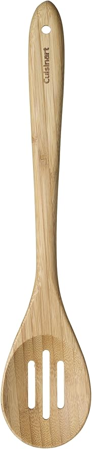 Cuisinart Green Gourmet Bamboo Solid and Slotted Spoons, 2-Pack