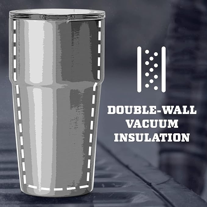 YETI Rambler Stackable Pint, Vacuum Insulated, Stainless Steel with MagSlider Lid