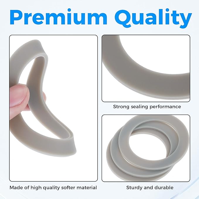 3Pcs Blender Gasket Rubber Seal O-Ring CUCB-456-3, Replacement for Cuisinart Blenders BFP703 BFP-703 BFP703B BFP-703CH SPB-7 SPB7 SPB-7BK CB8 CB9 BFP-703