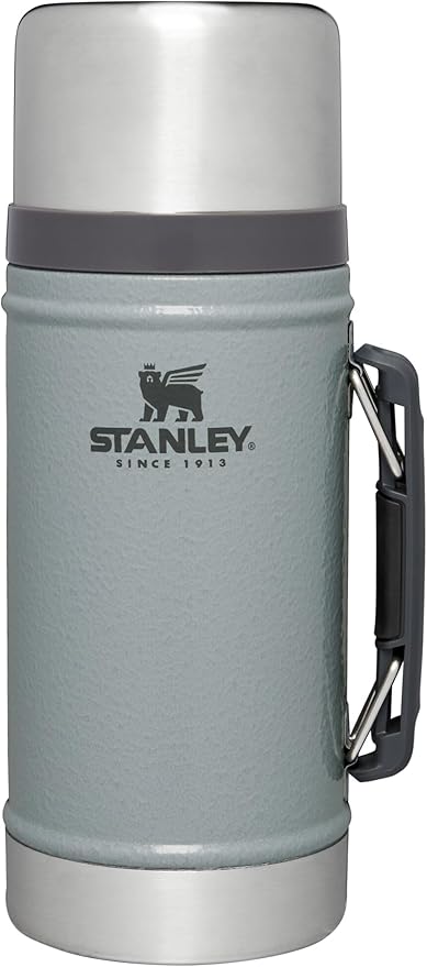 STANLEY Vacuum Insulated Large Food Jar, 18/8 Stainless Steel Food Jar for Cold and Hot Food, Soup Thermos with Leak Proof Lid Doubles as Cup, Wide Mouth Food Thermos