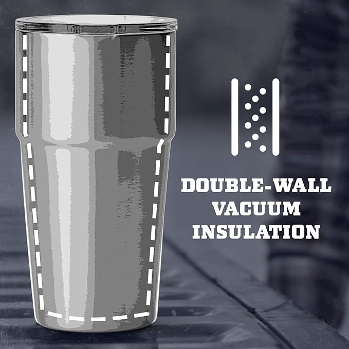 YETI Rambler Stackable Pint, Vacuum Insulated, Stainless Steel with MagSlider Lid
