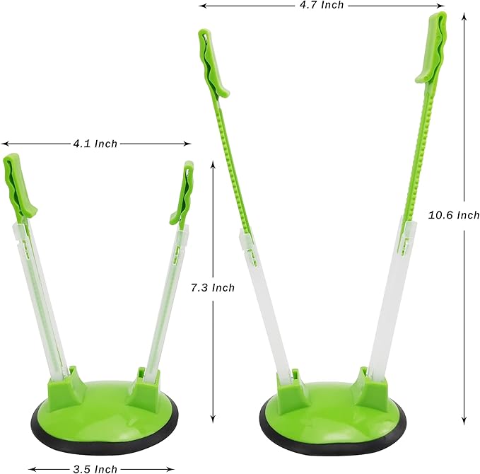 Baggy Rack Holder For Food Prep Bag/plastic Freezer Bag/Ziplock Bag Holder Stand, Meal Planning/prep Bag Holders,4 Pack/4pcs