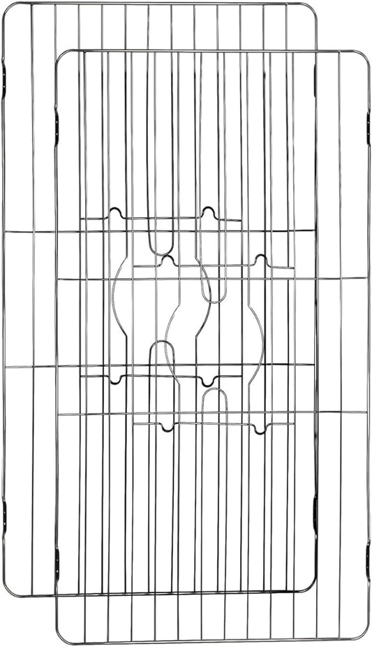 Better Houseware Sink Protectors for Kitchen Sink, Protective Metal Grid, 24.125x12.75x1 inches, Black Kitchen Sink Mat to Shield Sink Base from Scratches, Rust-Resistant Coating, 2 Pack, XL