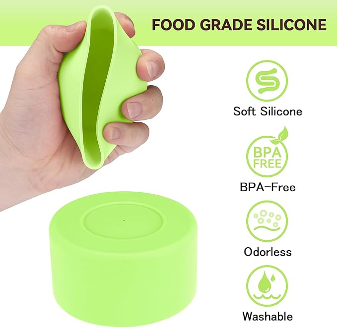 PICcircuit 2PCS for Stanley Boot, Silicone Bottom for Quencher Adventure 40oz 30oz IceFlow 20oz 30oz Bottle&for Hydroflask Tumbler 12-24oz for Stanley Cup Accessories Avoid Scratches&Noise