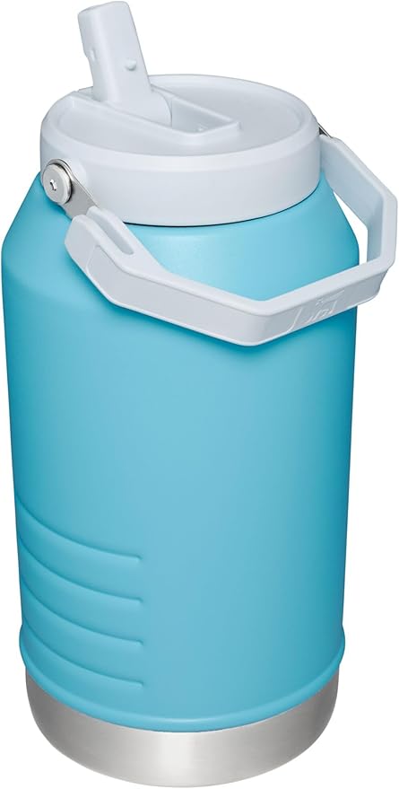 Stanley IceFlow Flip Straw Jug with Handle 96 oz| Twist On Lid and Flip Up Straw | Leak Resistant for Travel and Sports | Insulated Stainless Steel | BPA-Free | Pool
