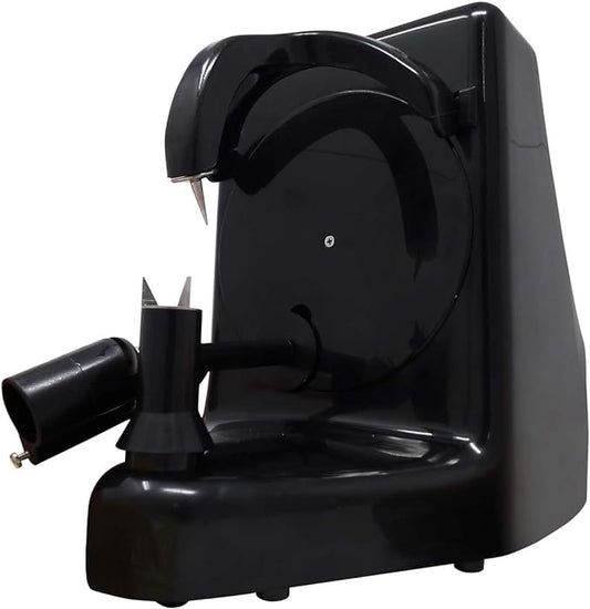 Pelamatic - Automatic Fruit & Vegetable Peeler | Electric Apple Peeler | Fast & Efficient | Rust-Resistant Stainless Steel | Easy Cleanup, Black, One Size, Plastic