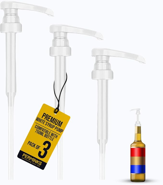 Premium Syrup Pump Compatible by PERMINKS
