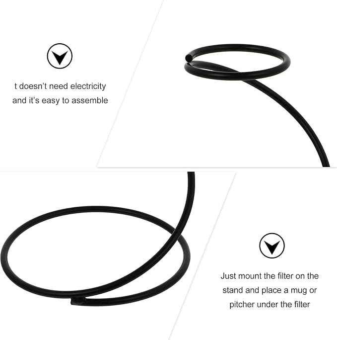 Hemoton Snake Shape Coffee Dripper Stand Stainless Steel Filter Cup Holder - Image 6