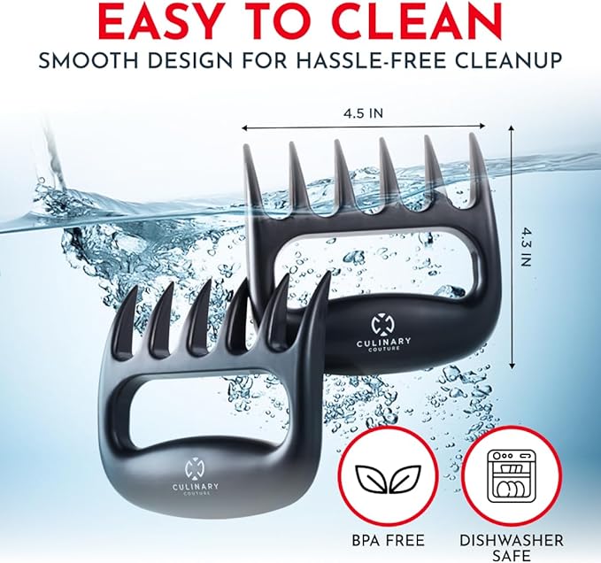 Meat Shredder Claws - BBQ Accessories Gifts for Men Dad Birthday, Bear Claw for Shredding Meat - Claws for Pulled Pork, Chicken Shredder Tool - Perfect for BBQ Grilling Accessories