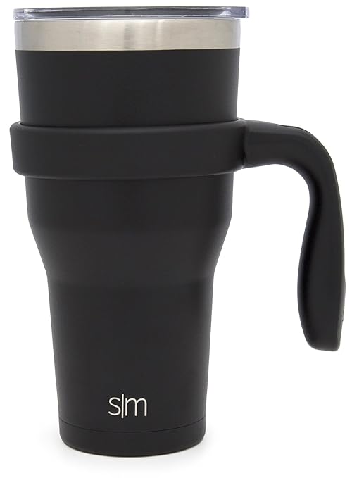 Simple Modern 30oz Cruiser Tumbler Handle | Reusable, Dishwasher Safe, BPA Free Accessory for Insulated Stainless Steel Travel Cup | Tumbler NOT Included | Cruiser Collection | Midnight Black