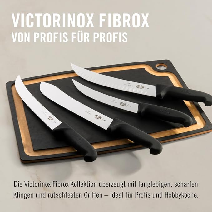 Victorinox Fibrox 10-Inch Curved Breaking Knife, Black Fibrox Handle