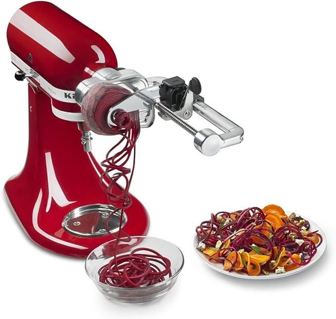 KitchenAid 7 Blade Spiralizer Plus with Peel, Core and Slice - KSM2APC