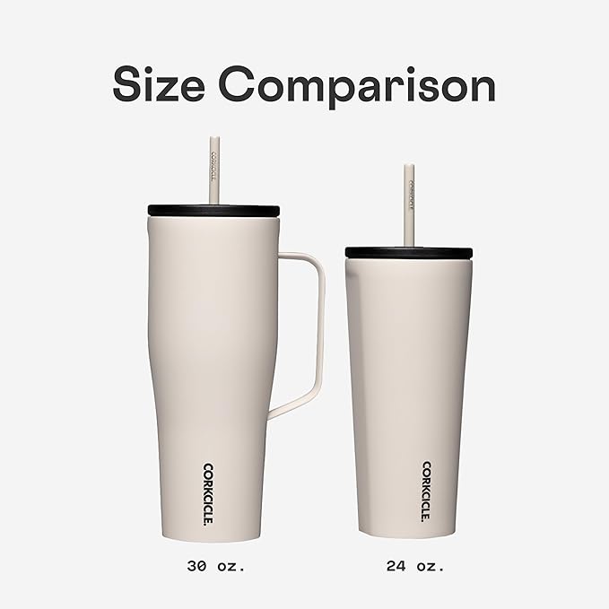 Corkcicle Disney Tumbler - Triple-Insulated Stainless Steel - Keeps Drinks Cold 9 Hours - Spill-Proof Lid - Reusable - Summer Drinkware Gift - Keeps Drinks Ice Cold - 24 oz - Captain Marvel