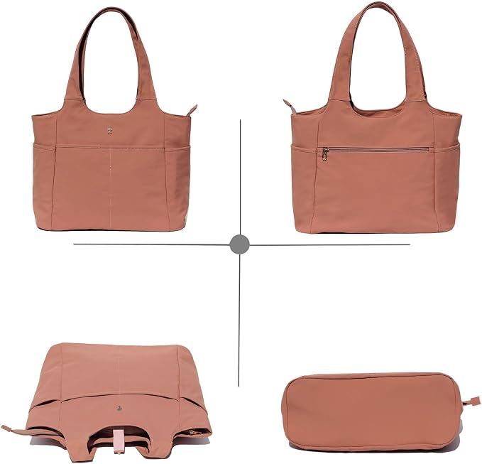 ESVAN Yoga Tote Bag Mat bag Women Shoulder Bags Carryall Tote - Image 7