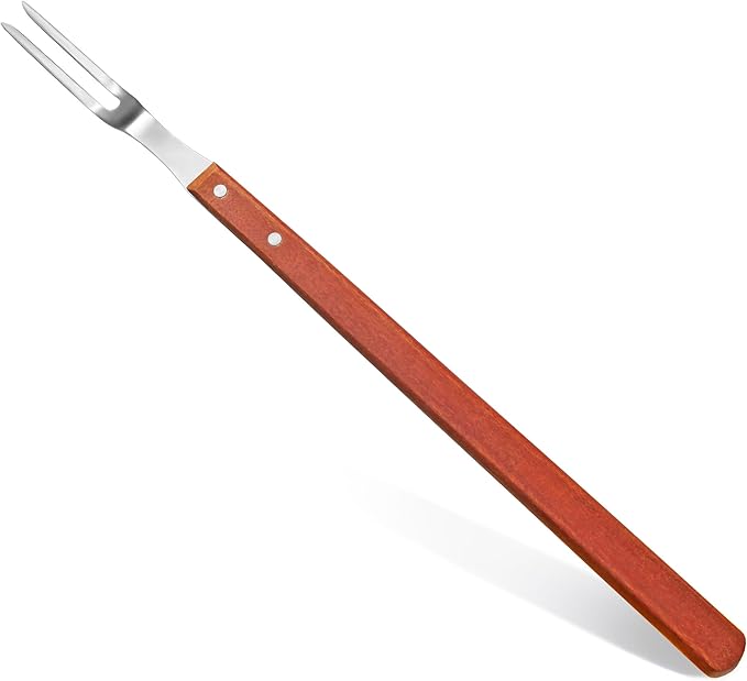 New Star Foodservice | Commercial Grade BBQ Fork, Wood Handle (21-Inch)