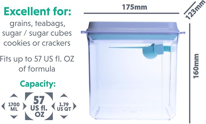 Bop Top | Airtight Meal Prep Containers with Lids | Food Storage Container Sets | Snack and Overnight Oats Fridge Organizer | Pantry and Kitchen Organization