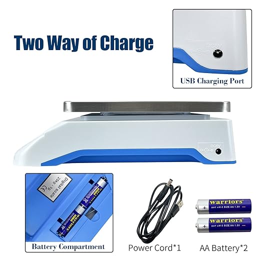 Sutekus Digital Scales 0.04oz to 55lbs - Precise Kitchen Scale for Cooking, Home & Postal