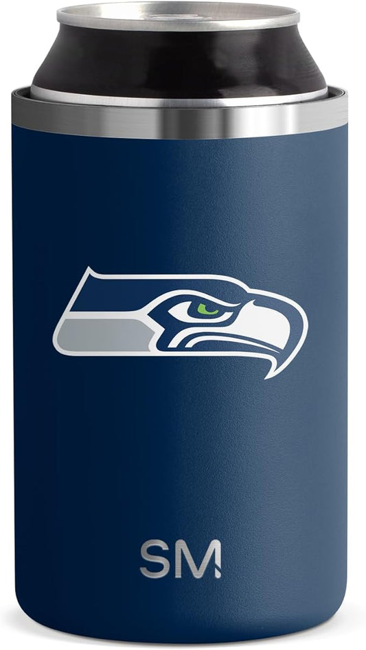 Simple Modern Officially Licensed NFL Seattle Seahawks Gifts for Men, Women, Dads, Fathers Day | Insulated Ranger Can Cooler for Standard 12oz Cans - Beer, Seltzer, and Soda