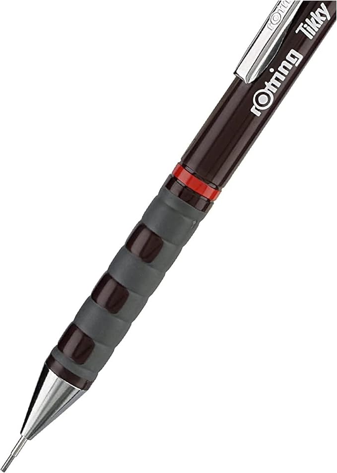rOtring Tikky Mechanical Pencil, 1.0 mm, Burgundy (1904693)