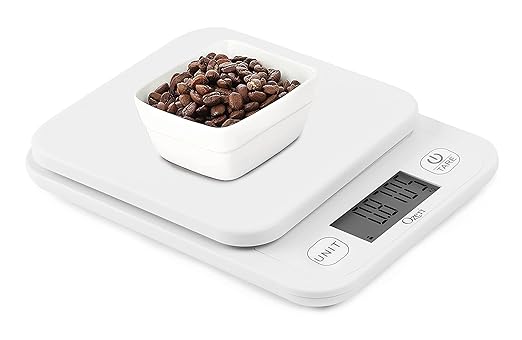 Ozeri Garden and Kitchen Scale II, with 0.1 g (0.005 oz) 420 Variable Graduation Technology