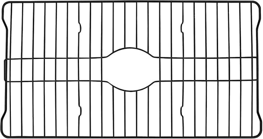 Better Houseware Sink Protectors for Kitchen Sink, Protective Metal Grid, 24.125x12.75x1 inches, Black Kitchen Sink Mat to Shield Sink Base from Scratches, Rust-Resistant Coating, XL