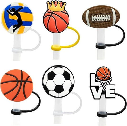 Straw Cover Cap for Stanley Cup,Straw Topper Compatible for 30&40 Oz Tumbler with Handle,10mm 0.7in Dust-Proof Reusable Straw Tips Lids,Straw Tip Covers for Christmas Gifts
