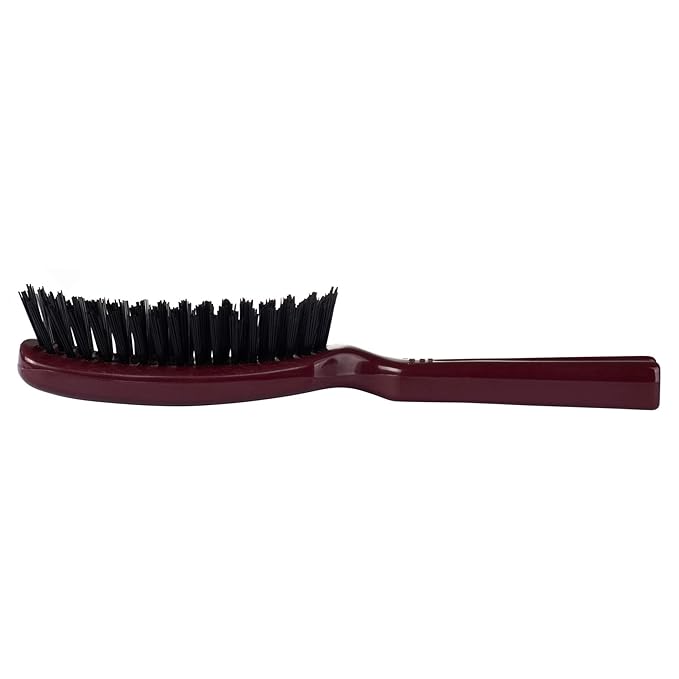 Stanley Men’s Commander Hairbrush – Detangling Brush for Wet or Dry Hair – Nylon Bristles Reduce Frizz – Scalp Massager Hair Brush for Thick, Thin, Curly, Straight Hair (Mulberry)
