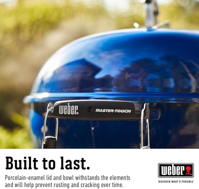 Weber Master-Touch Charcoal Grill, Deep Ocean Blue