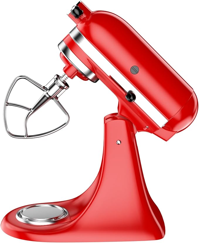 Beater for KitchenAid 4.5/5QT Tilt Head Stand Mixer, Stainless Steel Mixer Paddle for 4.5/5 Quart Tilt Head Stand Mixer, Mixer Attachment for KitchenAid, Dishwasher Safe, Silver
