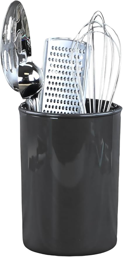 Calypso Basics by Reston Lloyd Plastic Utensil Holder, Black