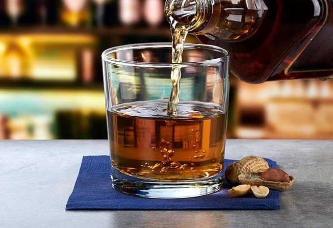 Anchor Hocking Heavy Base Drinking Glasses Set, 12 oz Tumbler Glasses, Set of 12